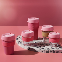 Keepcup Cherry Blossom series accompanying hand-punched glass office coffee cup Cup female ins Wind