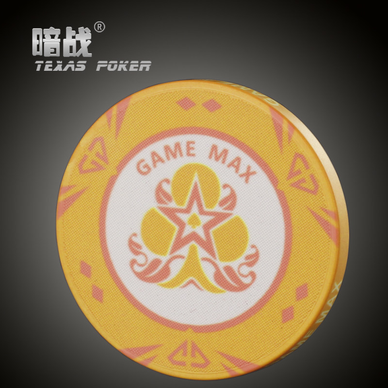 New spot Texas poker diamond chip coin poker chip coin round multicolor group