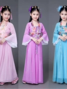 Trang phục trẻ em Hanfu Tây Du Ký Nhện Nàng Tiên Nhỏ Bảy Nàng Tiên Trang Phục Công Chúa Nhỏ Nàng Tiên Nhỏ Trang Phục Biểu Diễn Sân Khấu