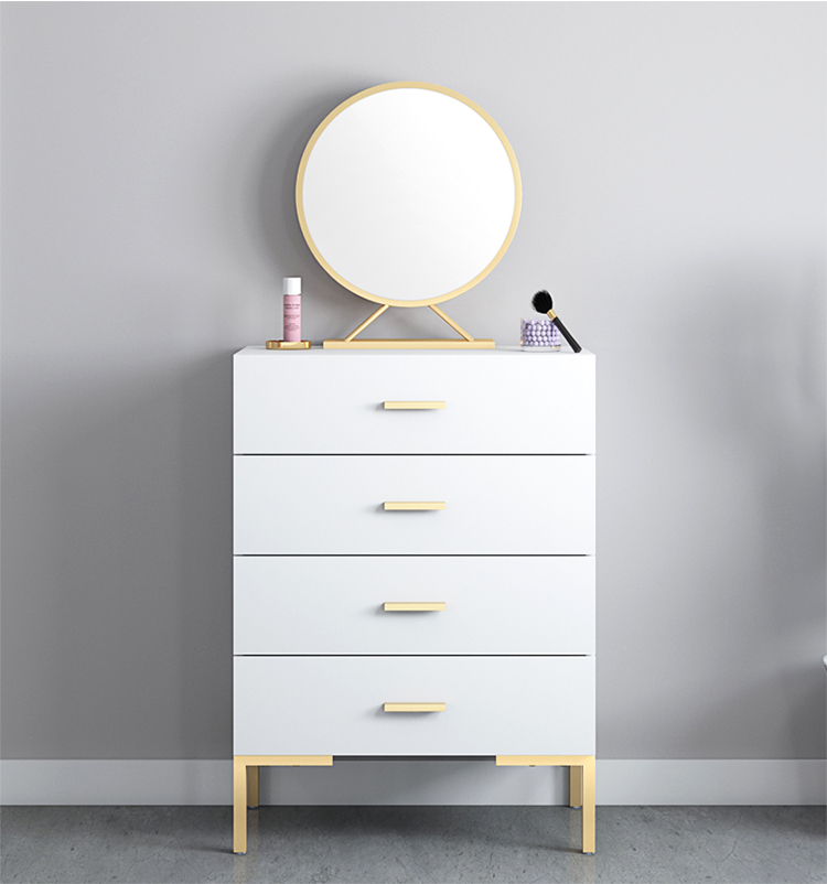 Nordic ngăn kéo tủ phòng khách nhỏ gọn nhẹ sang trọng ngực phòng ngủ hiện đại của ngăn kéo bên đa chức năng nội các tủ bảo quản - Buồng tủ đựng quần áo nhựa