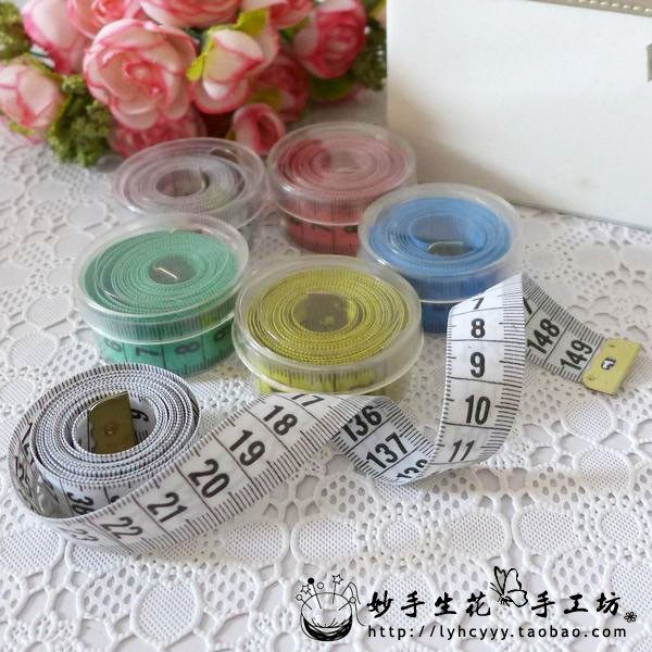 Special ~ manual DIY sewing tool tailoring ruler leather ruler full length 150CM color randomly sent box-Taobao