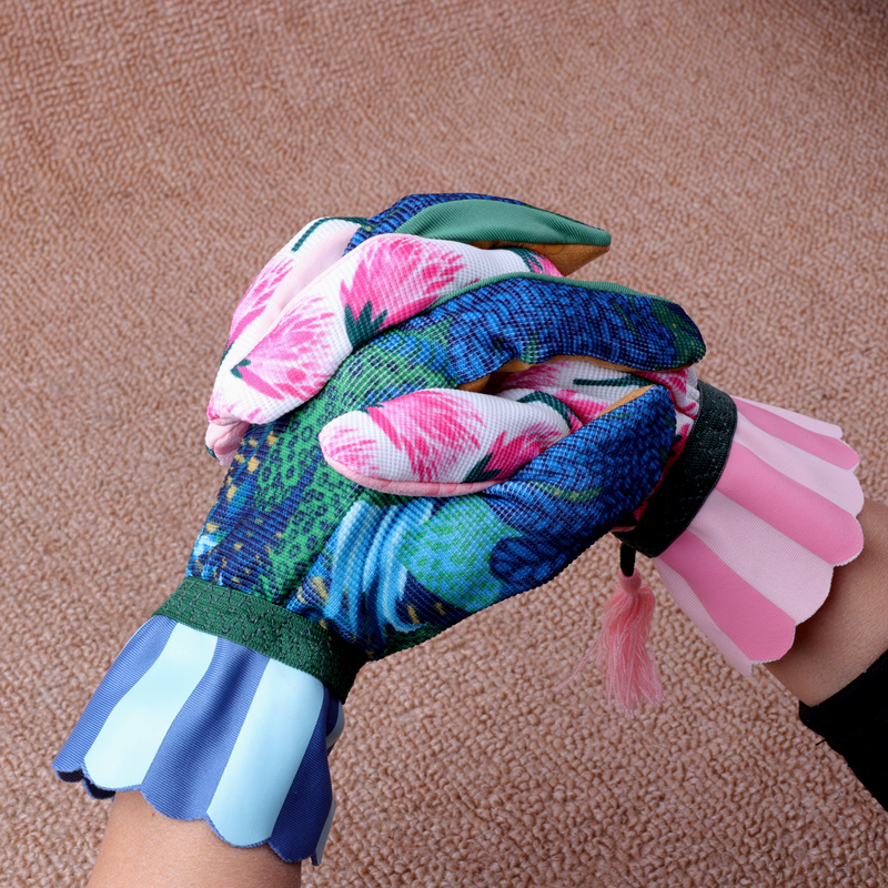 Export Swedish gardening gloves seed Flower Swap for Vegetable Anti Slip All Code With Silicon Dot Touch Screen Flow Su Foreign Trade Gloves Female