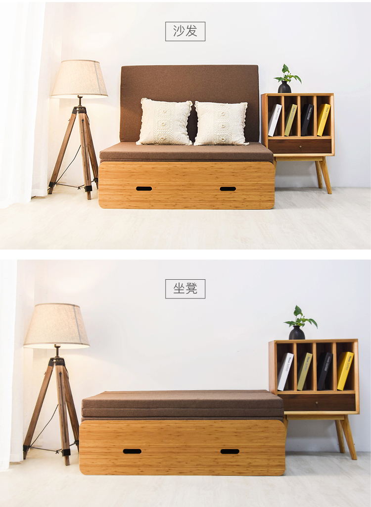 Mười tám giấy organ giường sáng tạo không gian tỉnh gấp đa chức năng sofa đôi giường gấp kính thiên văn nội thất căn hộ nhỏ - Nội thất văn phòng mua ghế xoay