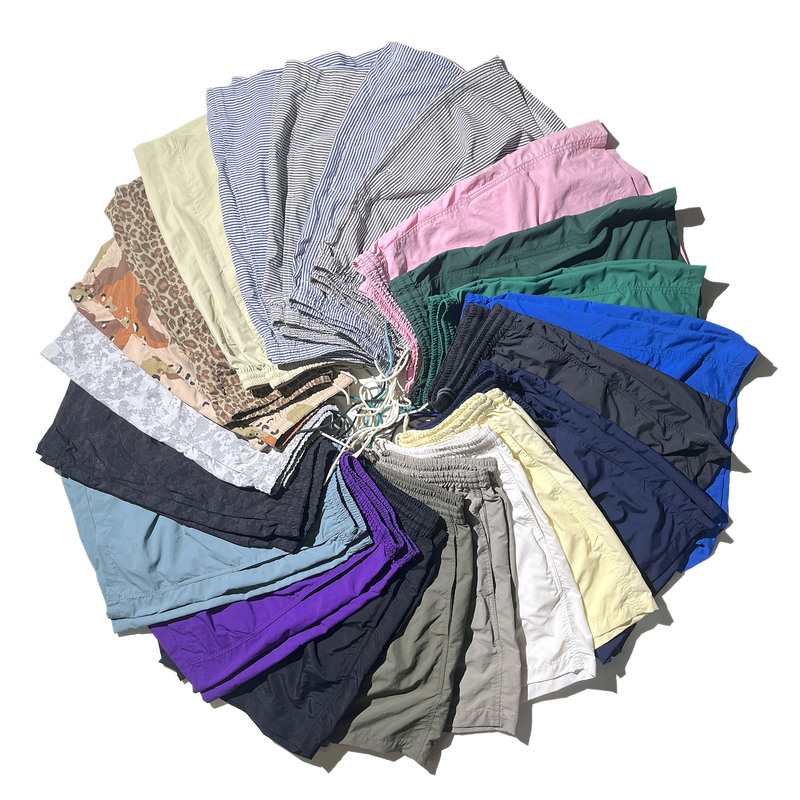 Popular Item! Bo Functional Waterproof Supplex Nylon Elastic Waist Loose Wide-Leg 4-Point Outdoor Sports Shorts