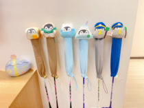 Shiba Inu Milk Train Conductor Mount Fuji Cute Little Penguin Badminton Racquet Handle Protective Cover