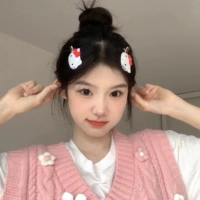 Японская милая кошка и утяная кошка Hellokitty