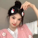 Японская милая кошка и утяная кошка Hellokitty