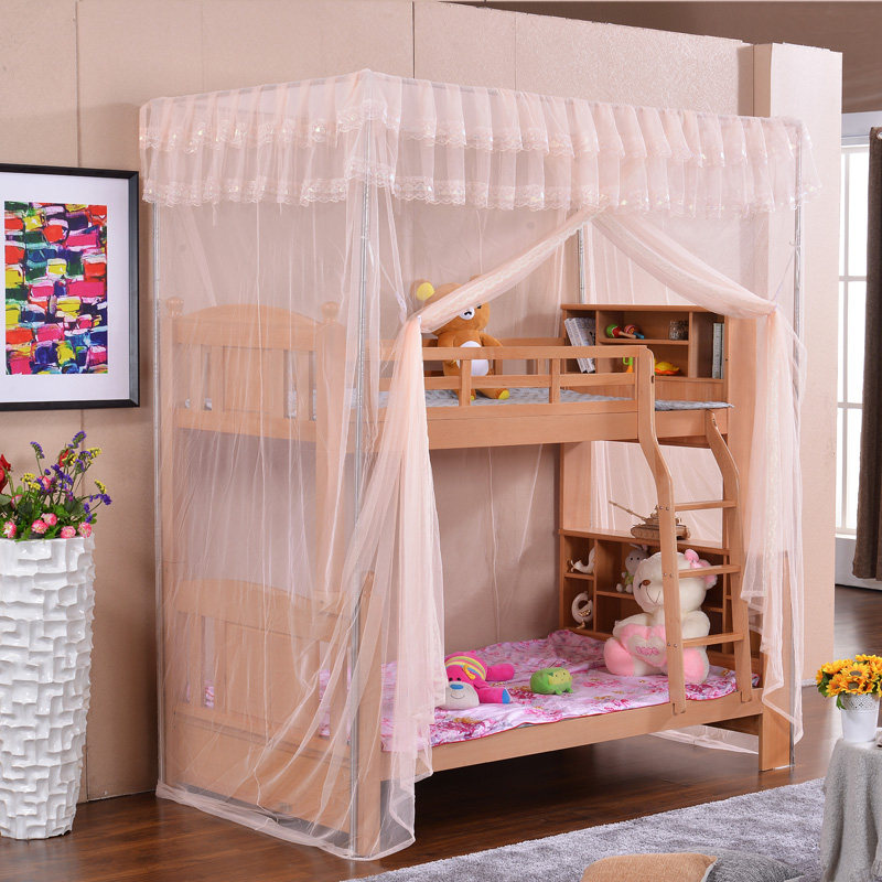 Set as primary-secondary bed Bunk Beds Wardrobe Plus High Encryption Ladder Cabinet Princess Ground Children Bed 1 51 28 m mosquito nets