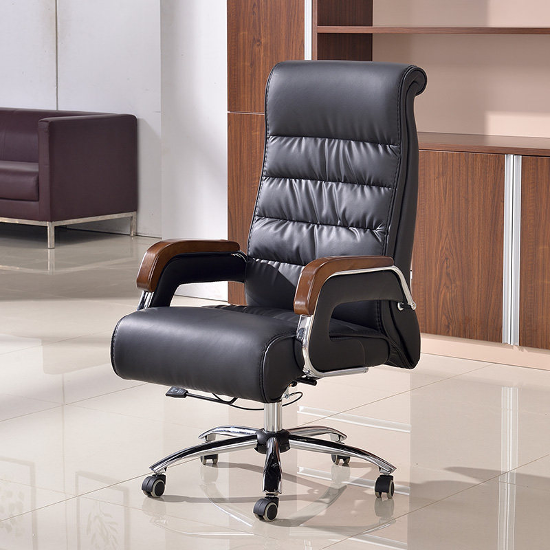 Aopai office boss chair Cowhide large class chair Middle class chair Supervisor manager chair Rotating chair Computer chair Office chair