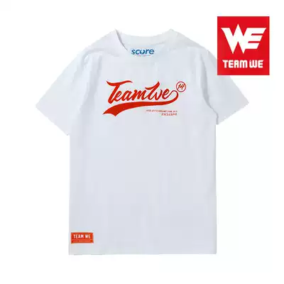 2019 New WE Team 14th Anniversary Summer Top Commemorative Print Short Sleeve T-shirt Genuine Surround