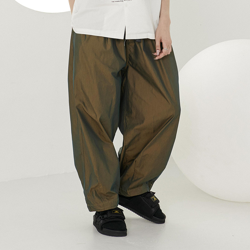 BEEKITE Gradient Metallic Wide Leg Pants