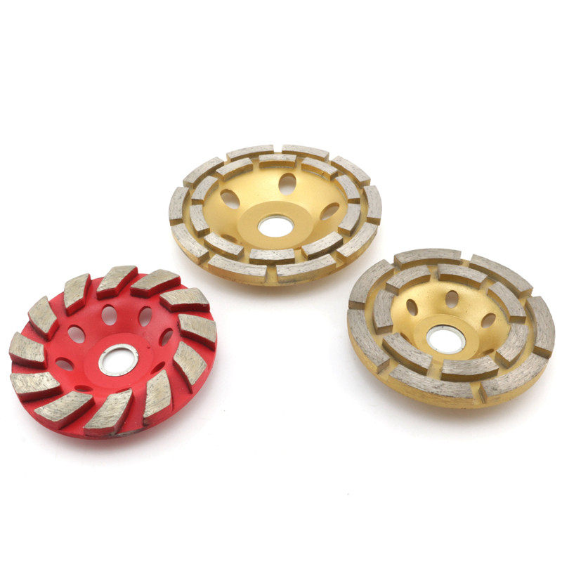 Single and double rows of diamond widened and thickened marble disc grinding disc diamond grinding disc bowl-shaped grinding disc 100