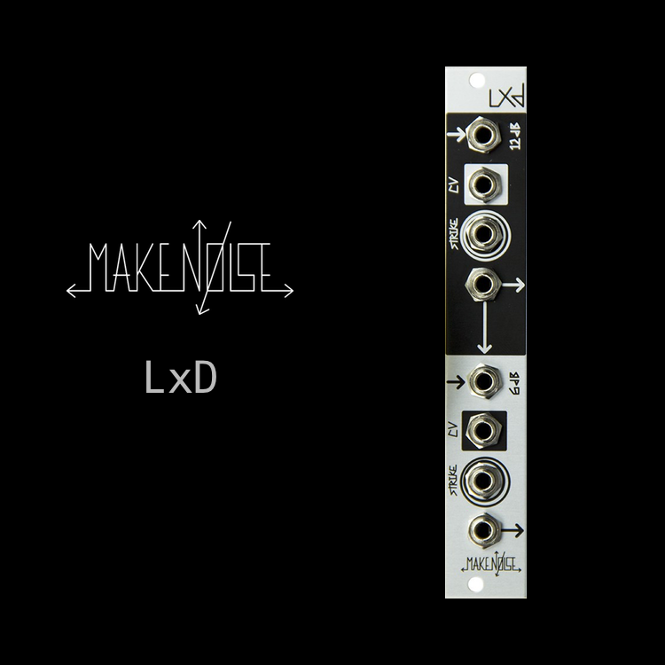 Make Noise LxD synthesizer module eurorack ow Strike Duo VCF VCA