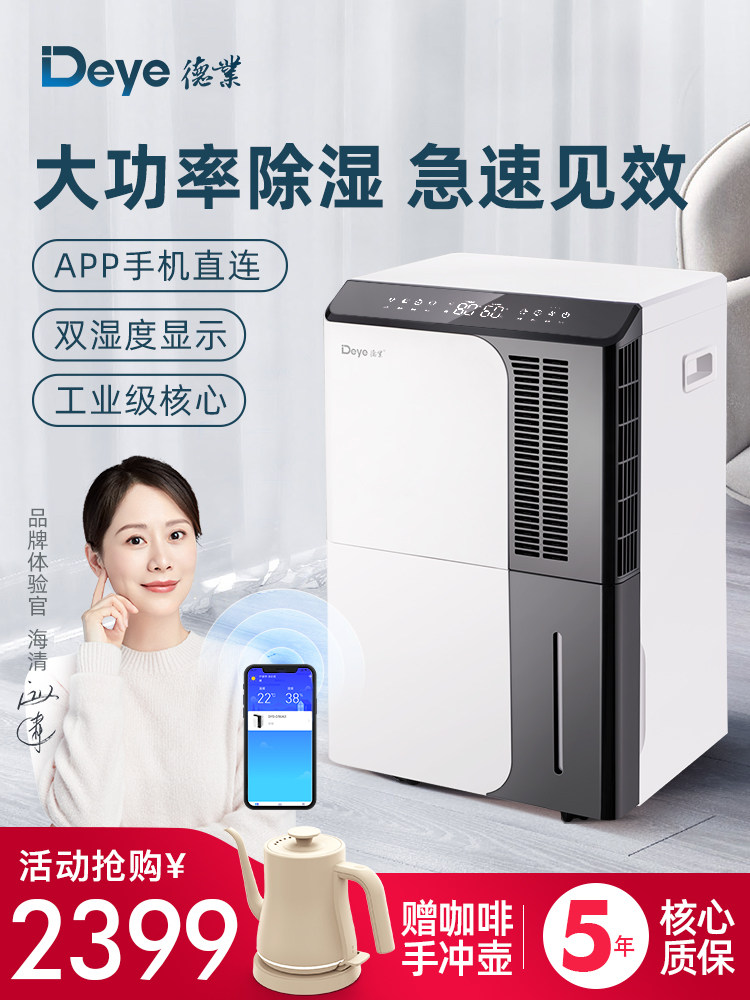 Deye dehumidifier Household basement villa dehumidifier High-power industrial dehumidifier DYD-D50A3