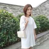 YONBEN/元本良厂 Белый шоппер, универсальная сумка на одно плечо, небольшая сумка для отдыха