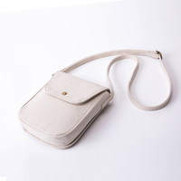 Ins super power small bag should let women's both bag simple japanese canvas cosbody mobile phone bag