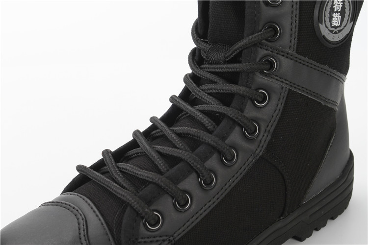 Bottes militaires pour homme en toile - Ref 1398347 Image 11