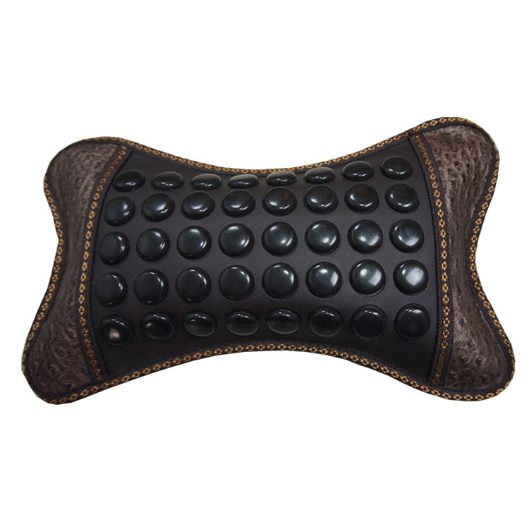 Jade pillows germanium stone pillows Marlene health care neck pillows Buckwheat Heated Leather Energy Jade Wellness Pillow