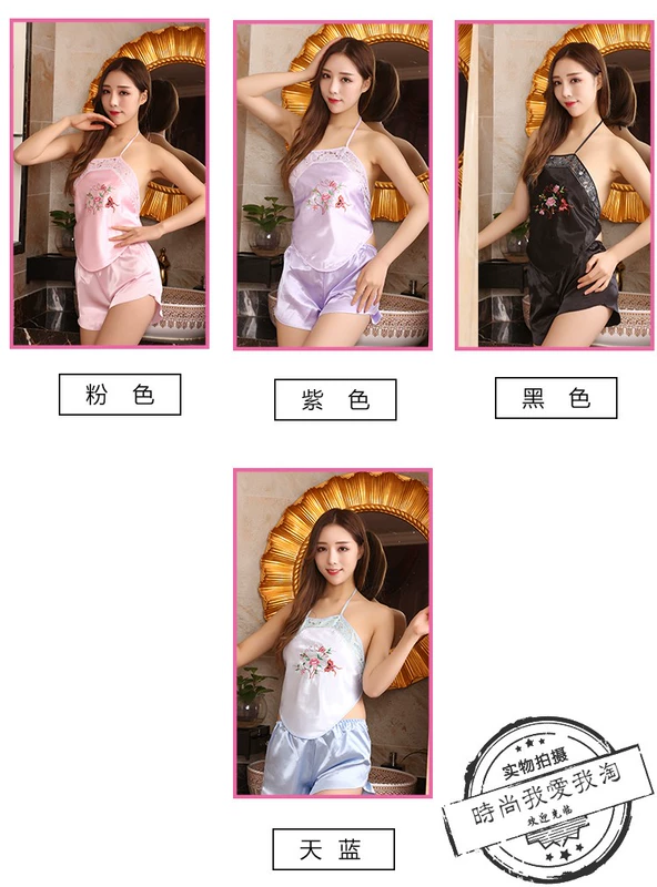 Tạp dề ladies sexy dành cho người lớn bộ tòa tạp dề-phong cách đồ ngủ người lớn cổ điển tâm trạng quần áo ren thêu