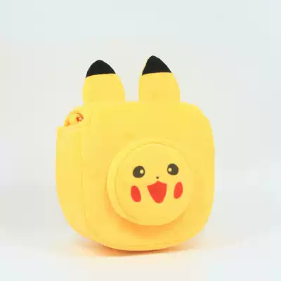 Piaoli camera bag Pikachu cute protective cover plush diagonal mini7c mini7c mini8 mini90 SQ20