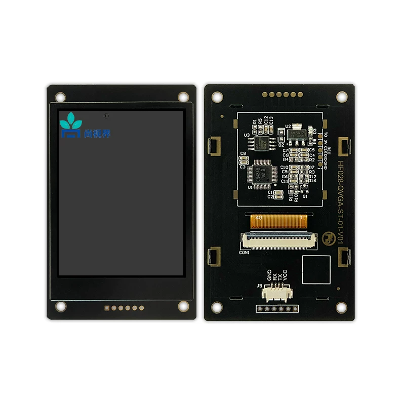 Экра́н дисплея LCD для устройства отопления/кондиционирования с IPS-матрицей 2,8 дюйма, серийный экран, функция QR-кода