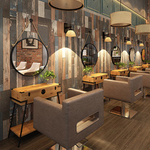 Chaodian barber shop mirror table hairdressing salon special hair cutting mirror single-sided retro wall-mounted dyeing spot direct sale