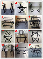 Customized wrought iron table stand stand table leg stand big board table small coffee table table stand stand table stand 468 people
