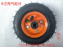 6-inch Air Wheel 4-level pneumatic tire natural rubber trolley wheel caster Tiger special wheel