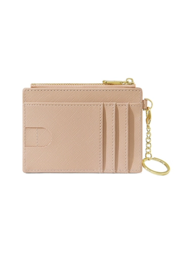 Маленький картхолдер, маленькая сверхлегкая легкая и тонкая антимагнитная сумка через плечо, брелок, кошелек, простой и элегантный дизайн, в корейском стиле