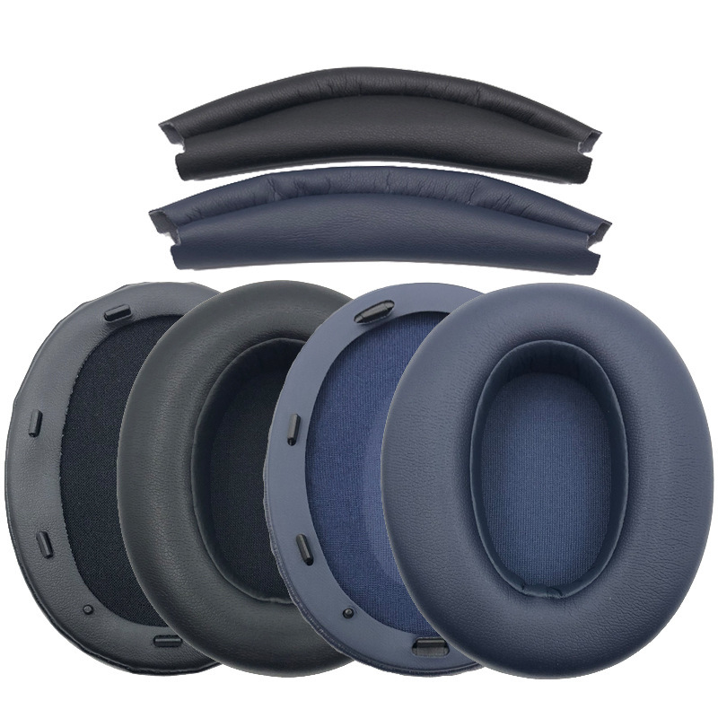 Suitable for Sony Wh-Xb910N Headphone Covers, Sponge Covers, Ear Pads, Headband Leather Crossbar Covers