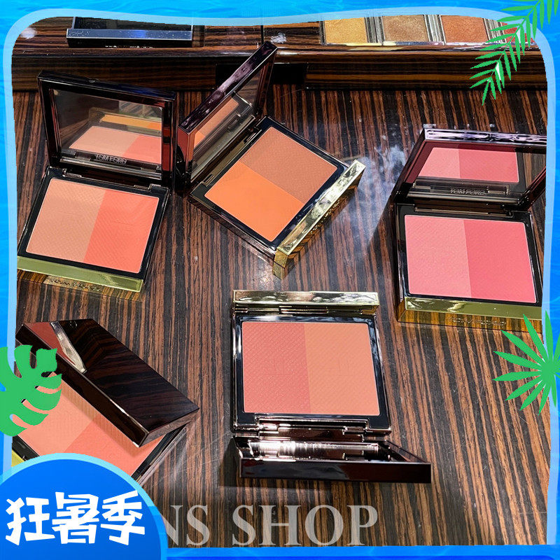 Spot European version 2021 new Tom Ford TF new two-color blush TOM FORD 01#02# 03# 05