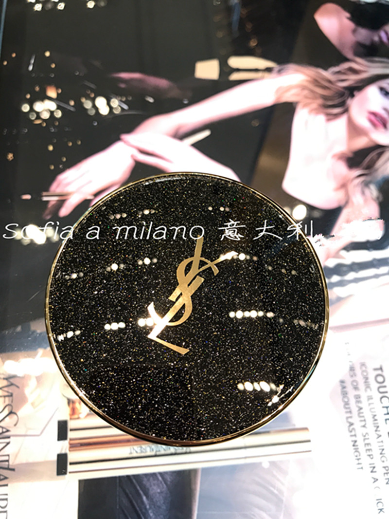 Spot ~ Saint Laurent New Pine Feather Constant Perfect Lace Air Cushion BB Clear Without Heavy Feather Flawless