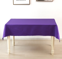 Mary Yan tablecloth beauty salon special purple thick butterfly lace square display stand support LOGO customization