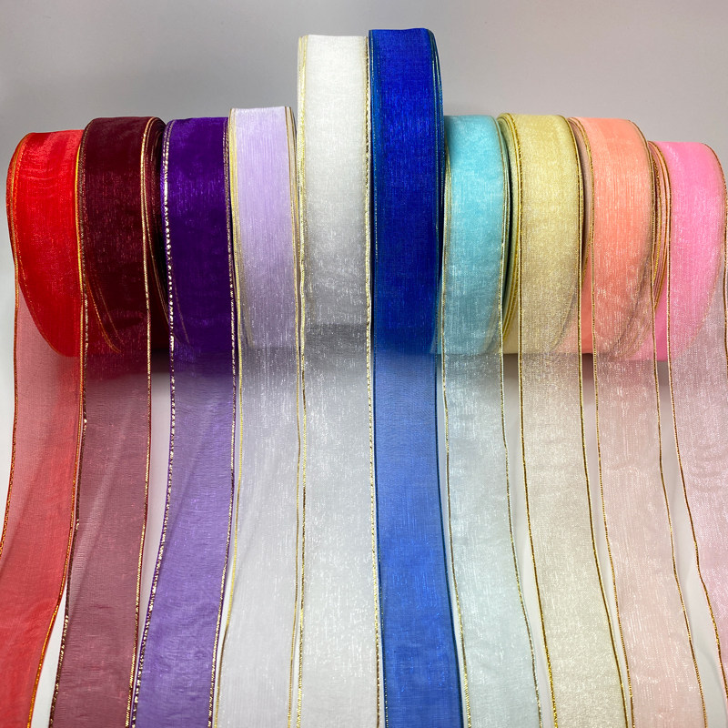 Champion webbing 2 5 cm2 5cm Phnom Penh tapes transparent snow yarn DIY HANDMADE decor cake ribbon