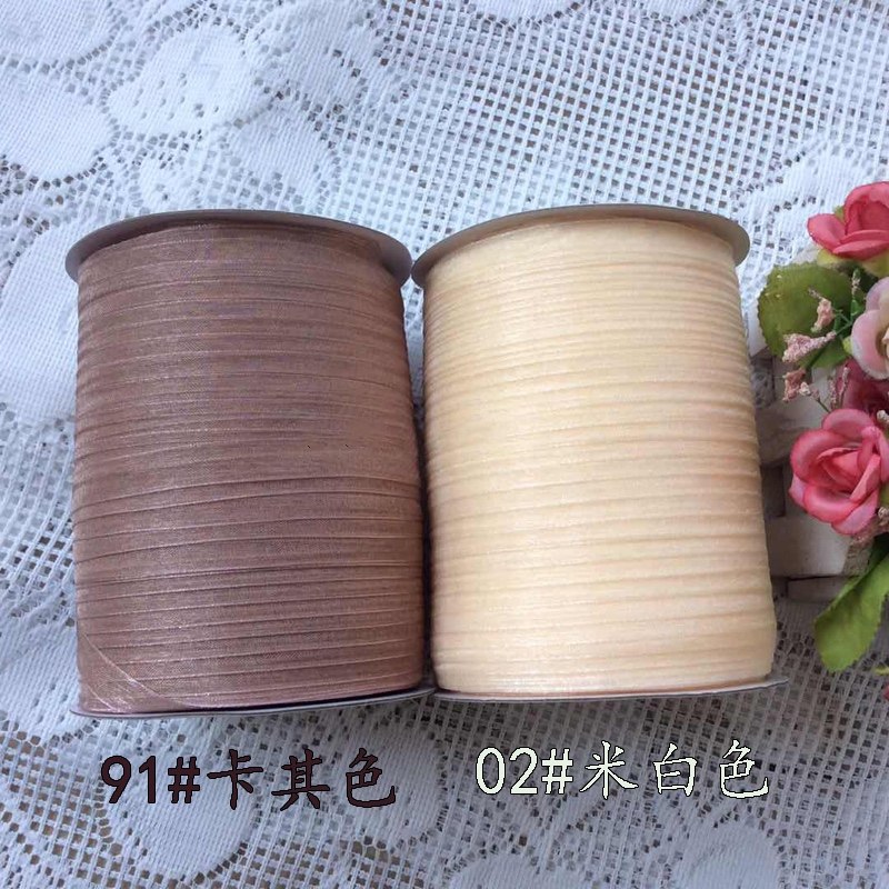 1cm cm yarn with ribbon hook hat DIY handmade hair decoration butterfly knot gift box packing colored ribbon ribbon ribbon