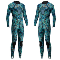 One-piece wetsuit Mens and womens long-sleeved full-body sunscreen bathing suit Trousers thin section surf snorkeling suit Jellyfish suit