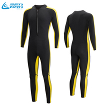 Thickened wetsuit Male warm and cold 1 5~3mm female snorkeling split surf swimsuit equipment one-piece wetsuit