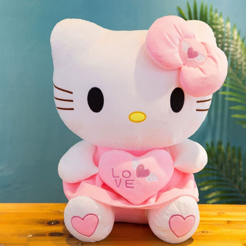 Hello kitty, кукла, плюшевая детская мультяшная игрушка, подарок на день рождения
