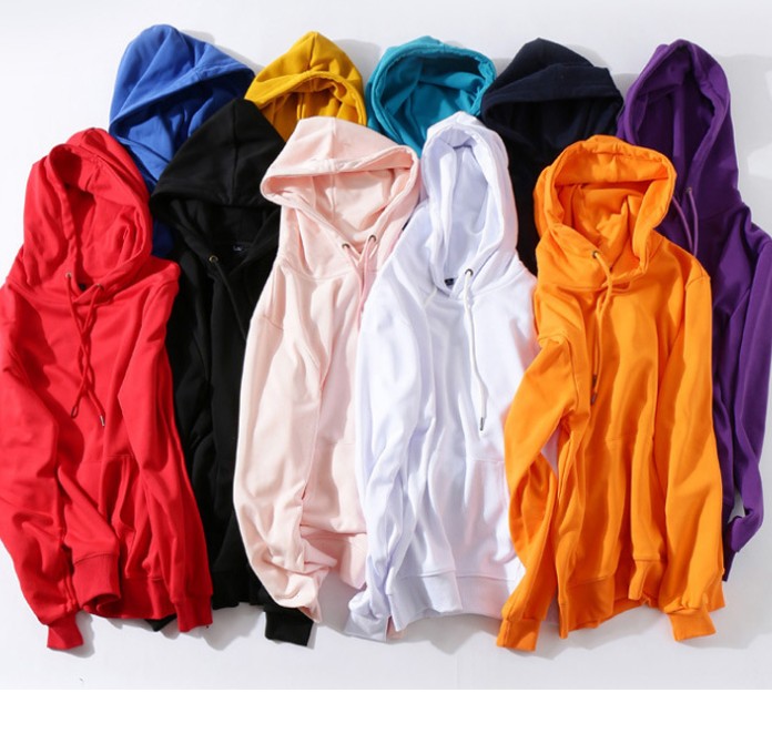 2021 spring new all-cotton wool laps can't afford the ball students' headgear hooded sweatshirt big size male and female lovers thick T-shirt blouses