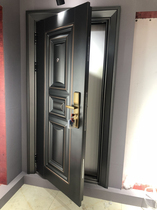 Class A security door modeling paint fingerprint lock password door Zinc alloy self-locking security door Entry door mother and child door