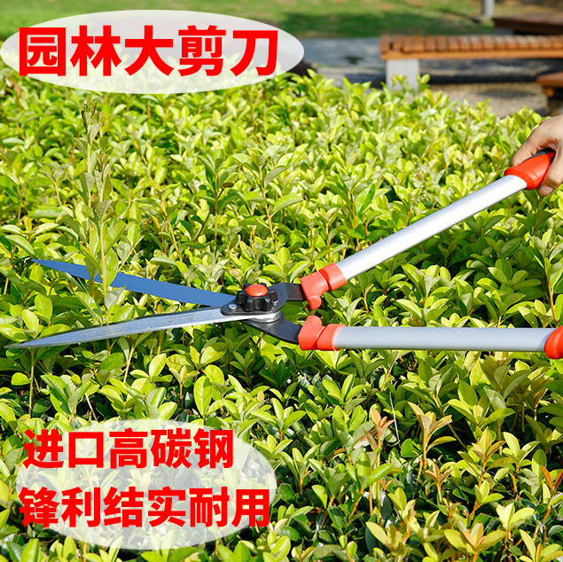 Gardening flowers and trees pruning shears Hedge shears Large scissors Greening lawn coarse branch shears tools Fence shears Branch shears
