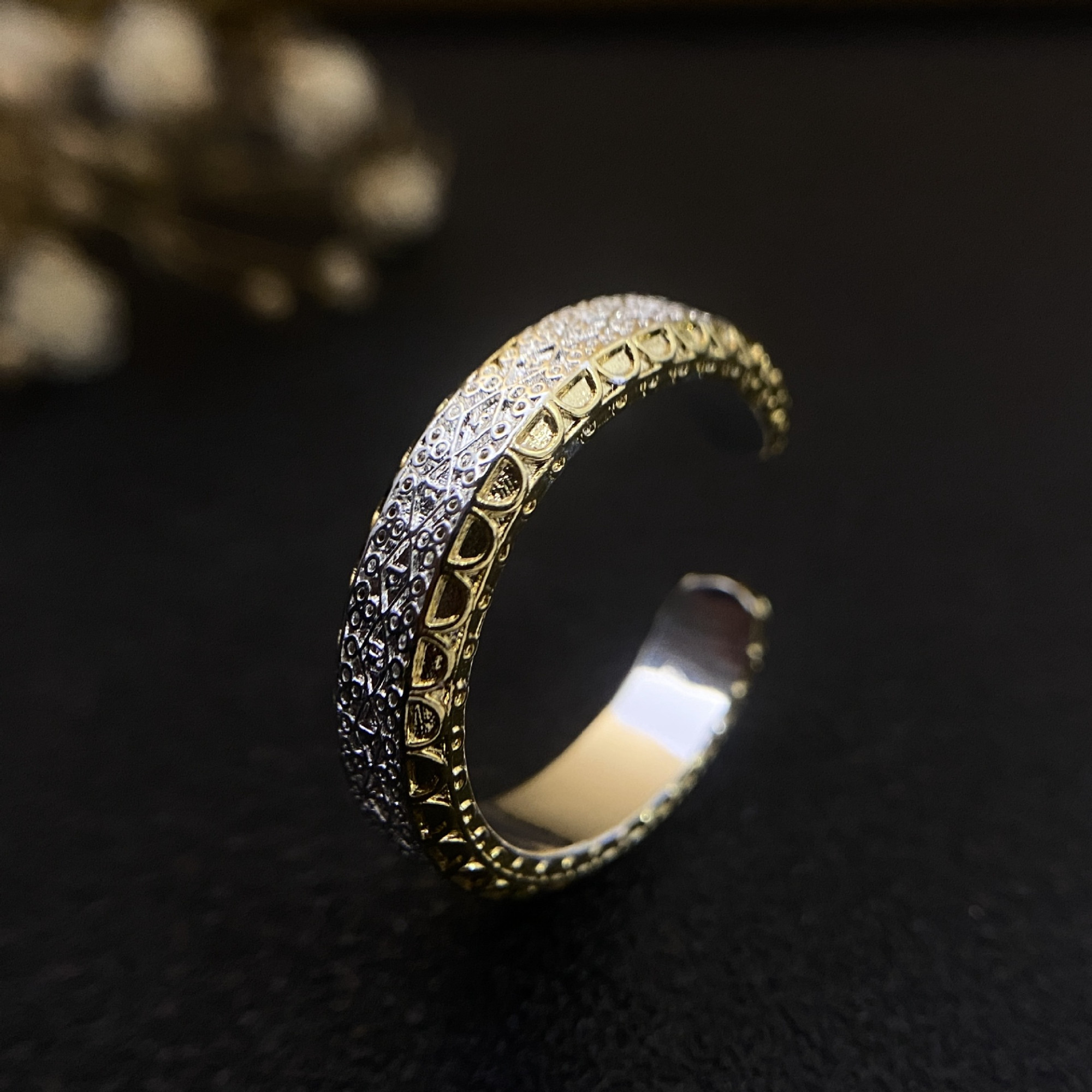Retro fashion personalized Thai LP Endi ring