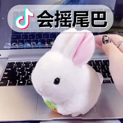 Hamster ດຶງເສັ້ນຈະ wag ຫາງຂອງຕົນ bunny plush toy bunny doll ປ່ຽນເປັນສີ doll doll ຂອງປະທານແຫ່ງວັນເກີດ