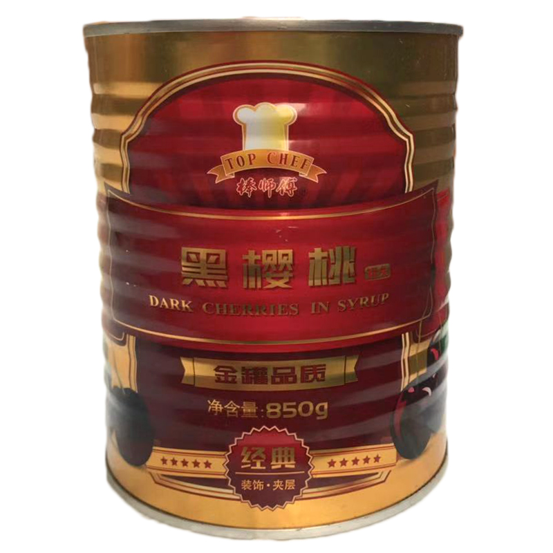 Stick Master Black Cherry Canned 850g baking the whole grain making European style cake sweet bread décor-Taobao