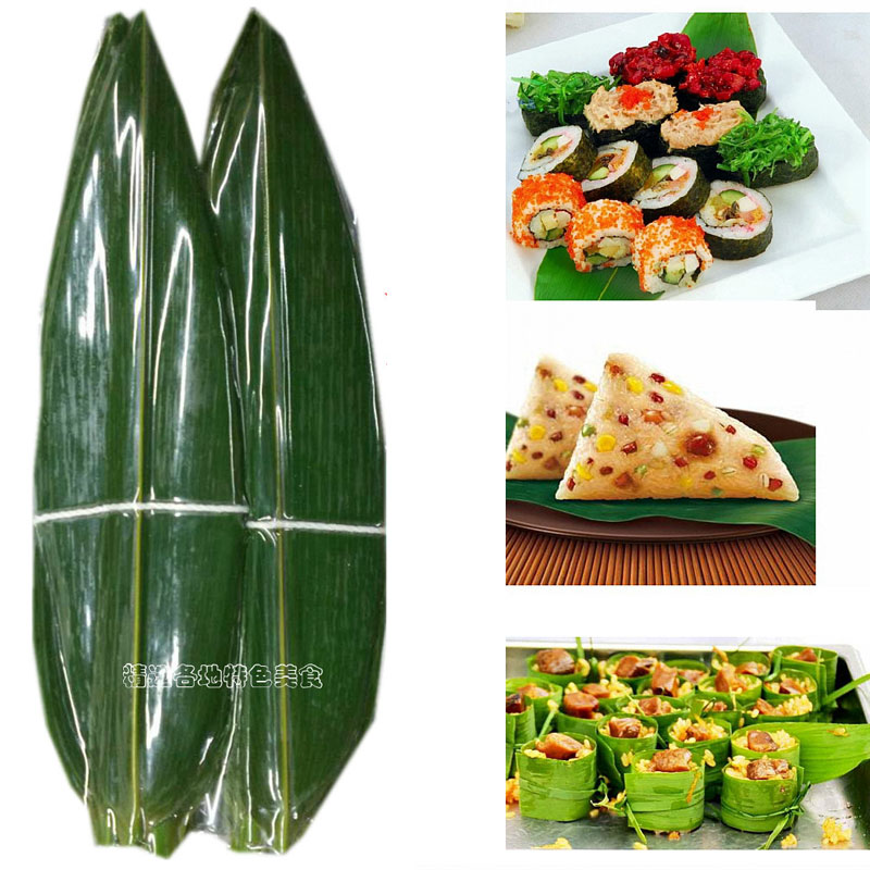 Fresh bamboo leaf leaf width 6 cm long 20 cm long 100 pieces of reed leaf decoration leaf