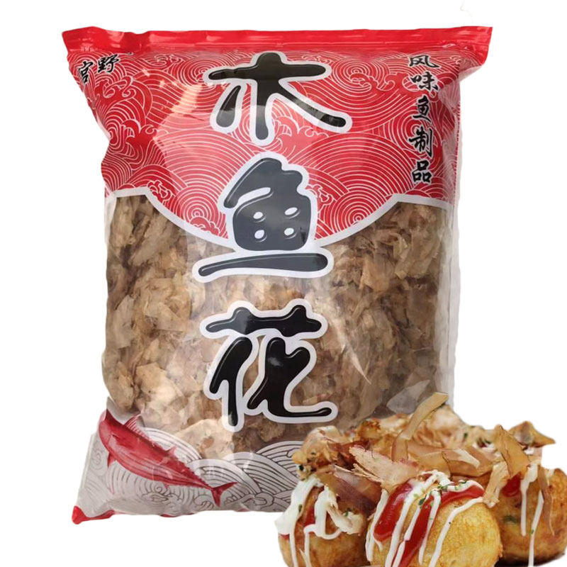 Wood flowers commercial Quinb Japanese octopus small ball piece Firewood Fish Flower 400g Japanese wooden skip dried