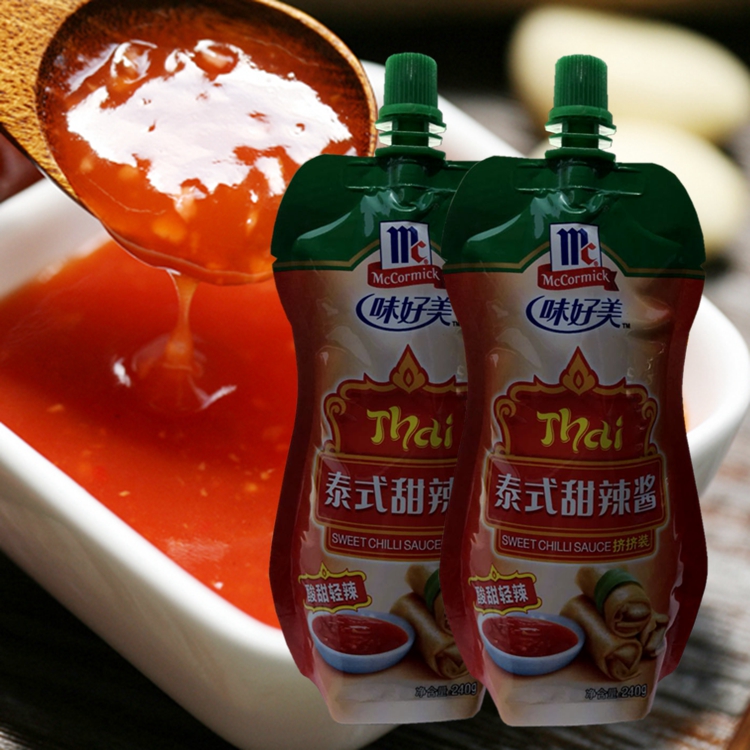 Taste good Metey-style sweet and spicy sauce 240g packed with sweet and spicy sauce small package spring scallion cake Thai juice dip with sauce