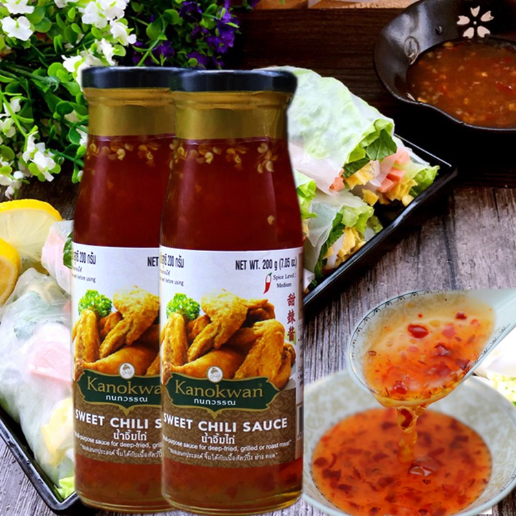 Thai Curry King Sweet Hot Sauce 200g Vietnamese Spring Roll dip sauce Onion grab cake sauce Bibimbap chili sauce