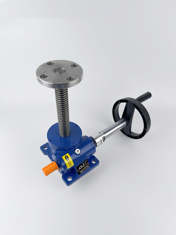 SWL screw worm gear lift small hand screw vertical platform screw lift extension rod lift
