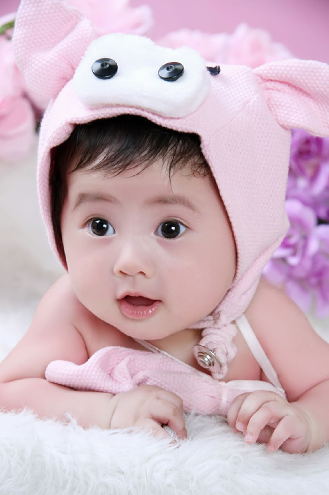 New big-eyed doll poster Beautiful female baby wall painting Baby photo decorative hanging painting Pregnant woman prenatal stickers